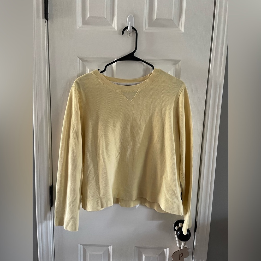 Crazy Horse Long Sleeve Yellow Shirt